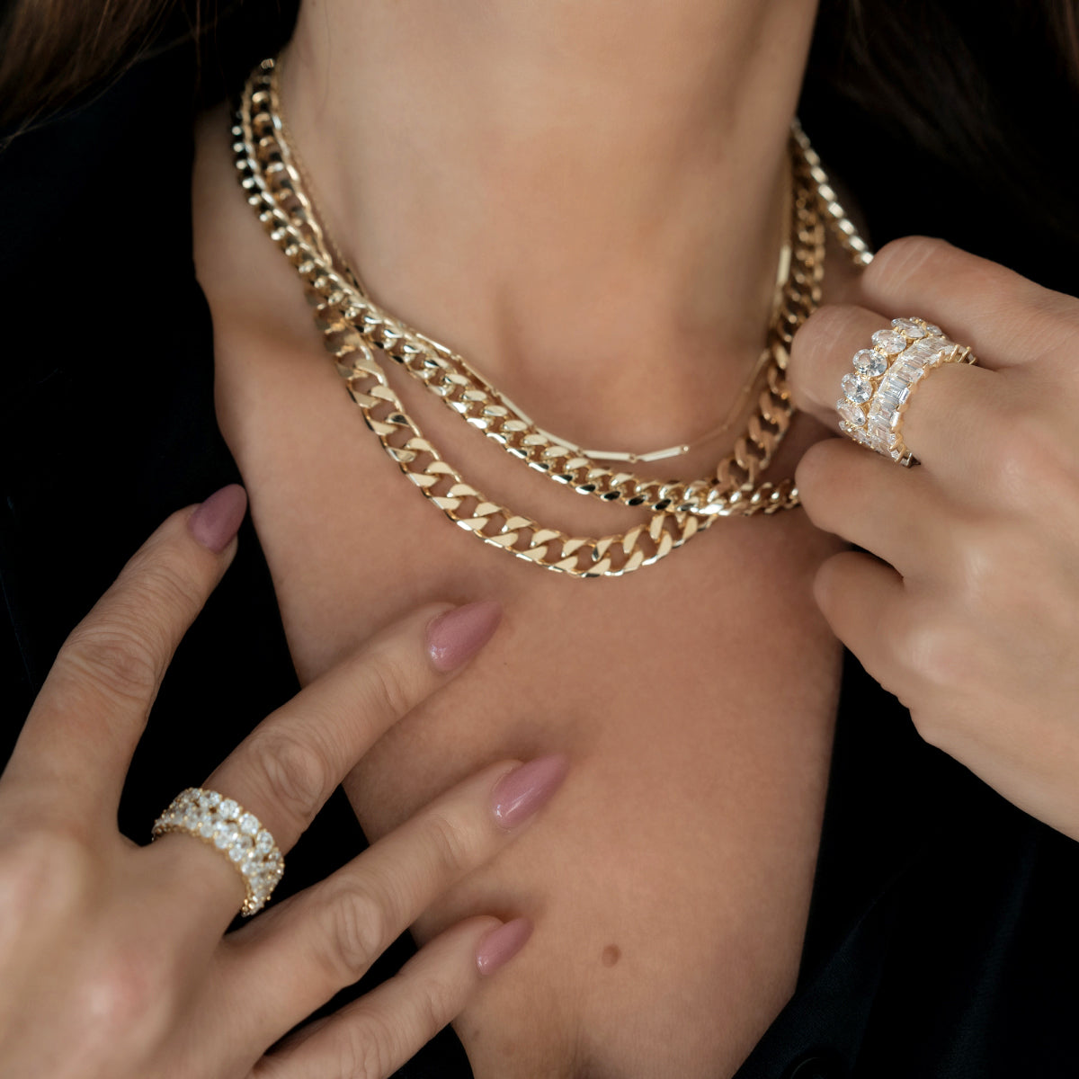 Zoe Statement Curb Chain