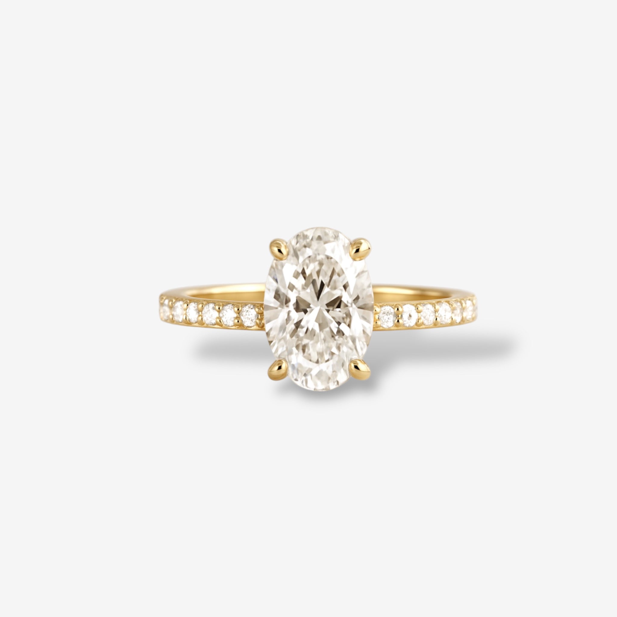 Olivia Sparkle Gold CZ Ring - Luxxy Jewelry | Affordable Luxury Jewelry