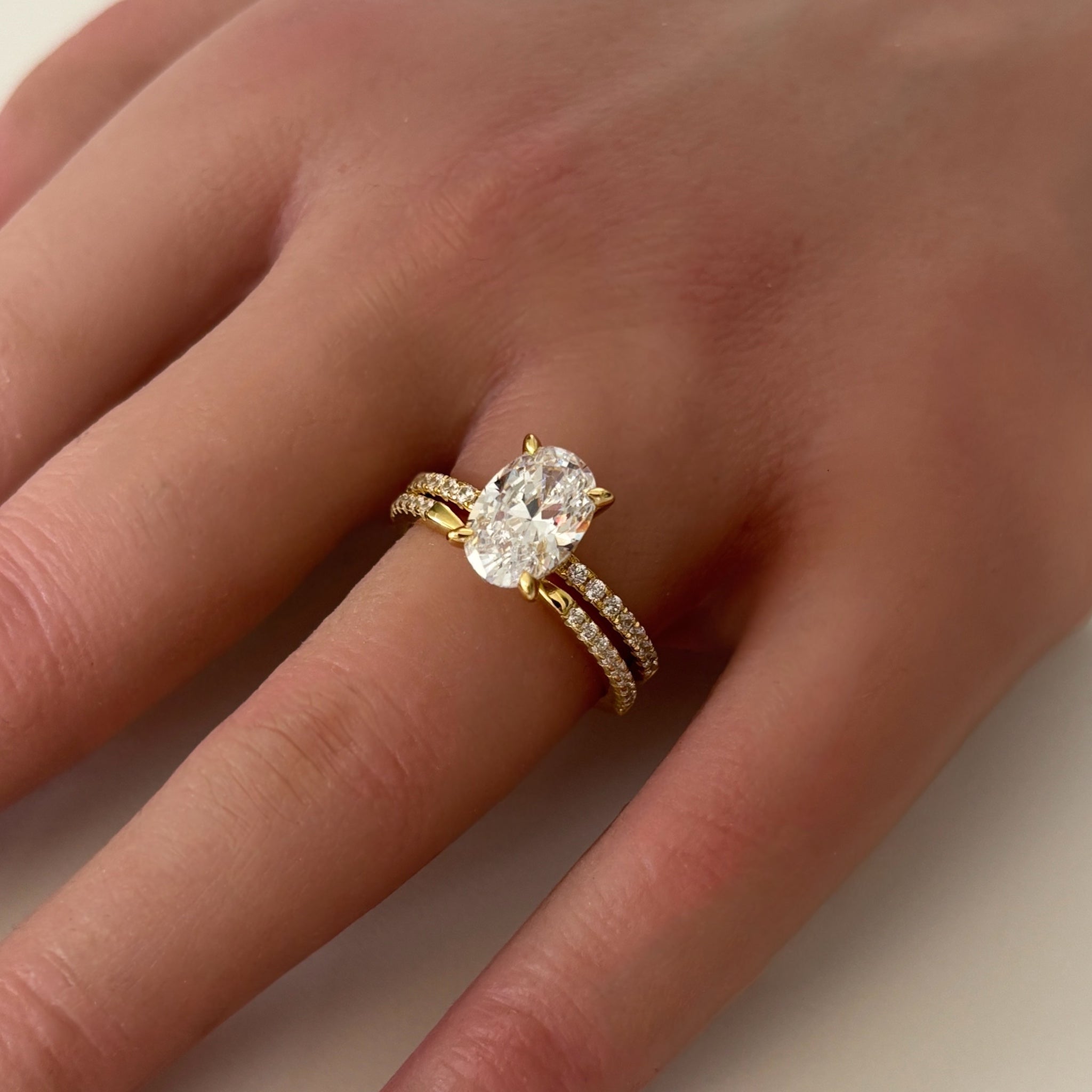 olivia sparkle ring gold cubic zirconia - luxxy jewelry | affordable luxury jewelry