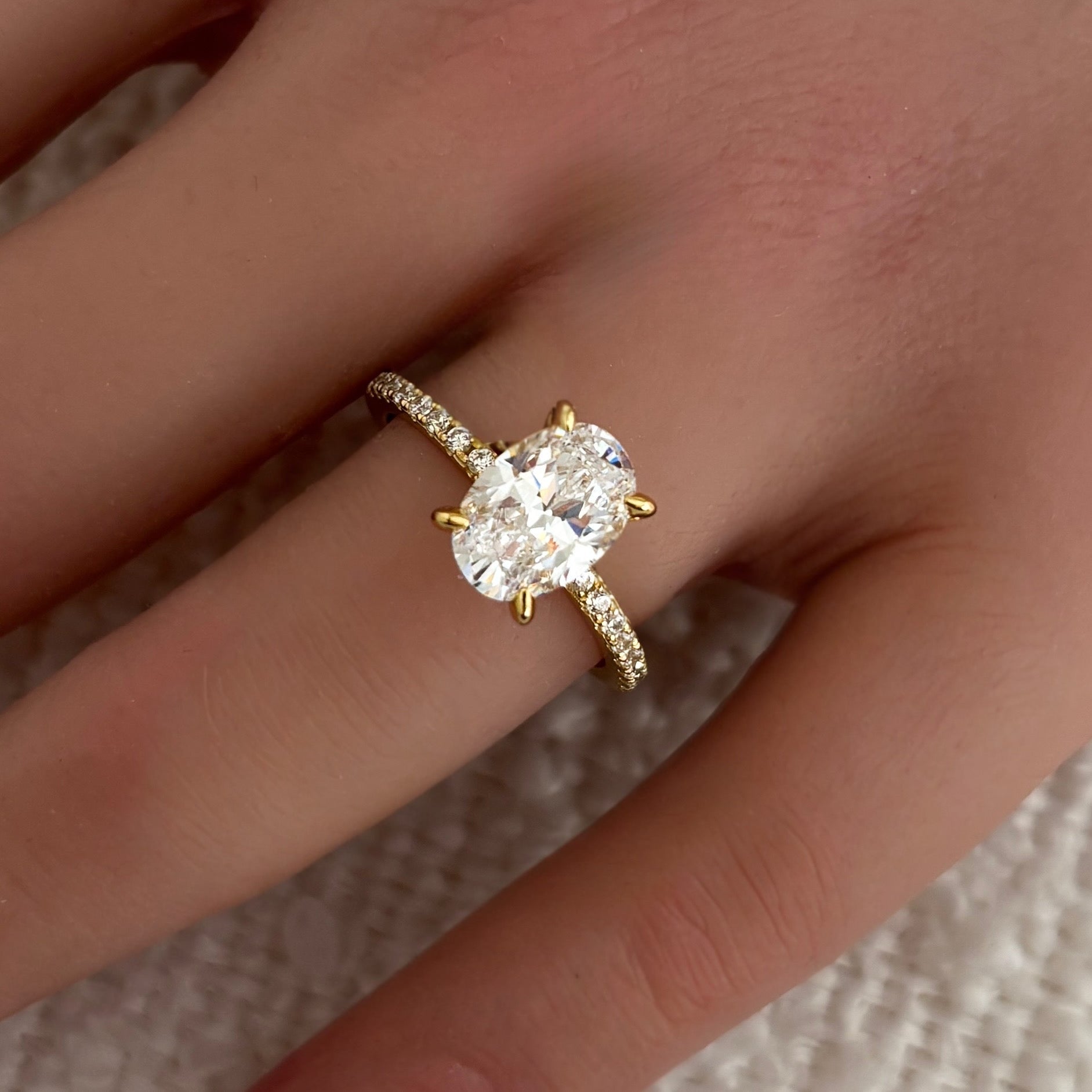 olivia sparkle ring gold cubic zirconia - luxxy jewelry | affordable luxury jewelry