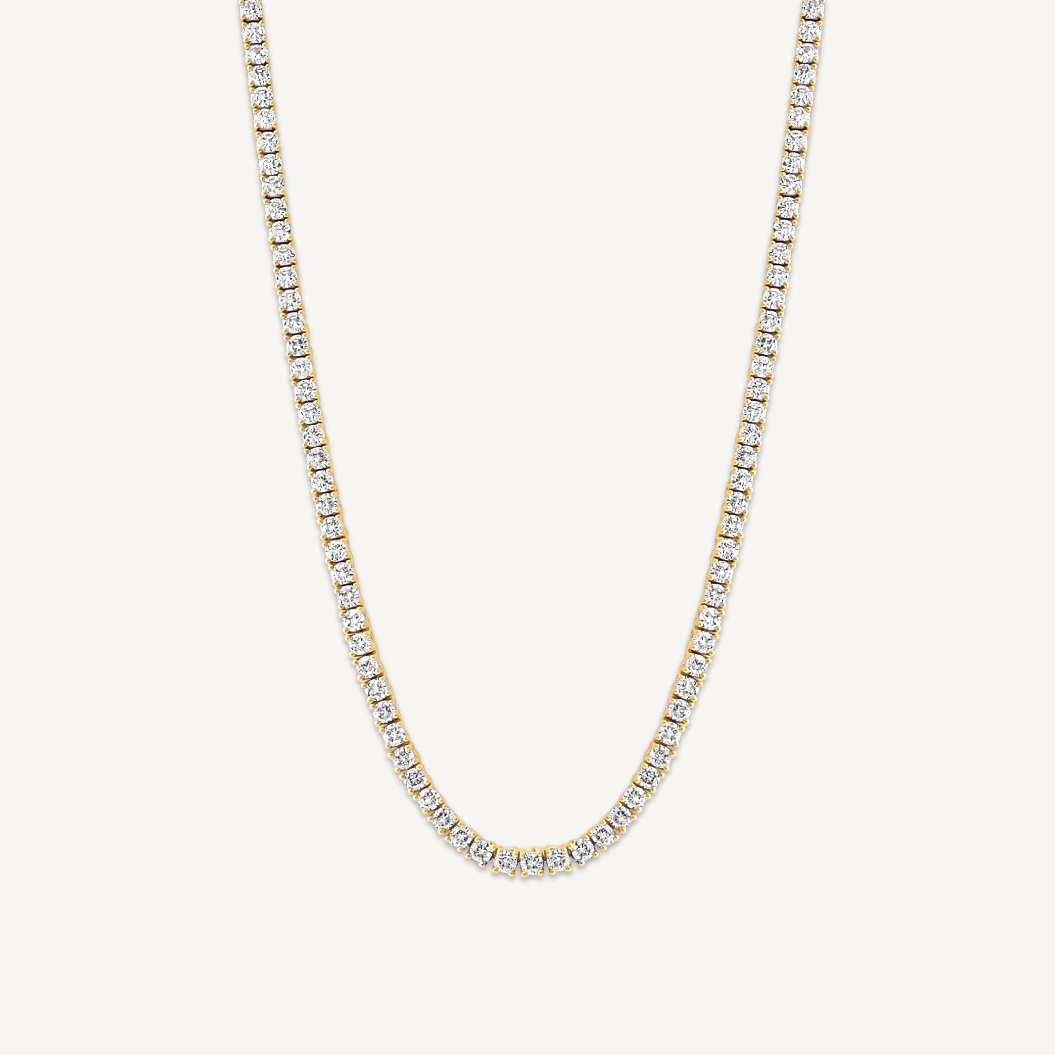 MIA TENNIS NECKLACE | GOLD